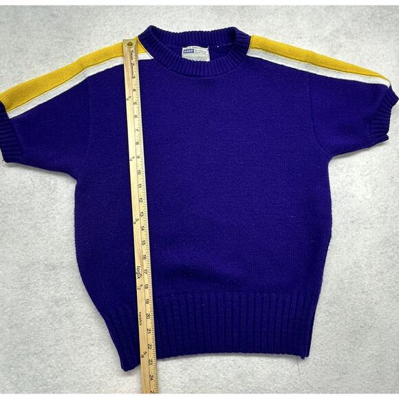 Vintage Tennessee American Official Award Sweater Purple Yellow White - Picture 3 of 5